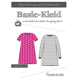 Fadenkäfer Schnitt "Basic-Kleid" für Kinder
