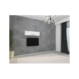 Möbel Kraft Arila XL Bücherregal 30 x 30 x 115 cm Weiß