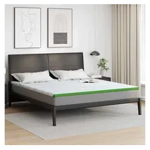 vidaXL Matratzenauflage atmungsaktiv 180 x 200 cm Weiß/Grün