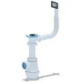 Belvit Waschbecken Siphon Überlauf 1 1/2" Ø40mm