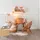 Wellhome Aufbewahrungsbox 29 x 29 x 29 cm 3-tlg. Beige/Braun