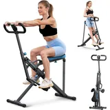 Merach Bauchtrainer Fitnessgerät grau