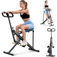 Merach Bauchtrainer Fitnessgerät grau