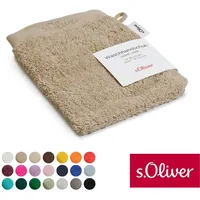 S.Oliver Waschhandschuh 16 x 21 cm beige