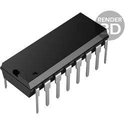 Texas Instruments MAX232N, RS232 Transceiver IC, Full-Duplex, DIP16, 120 kbps, 4.5-5.5V