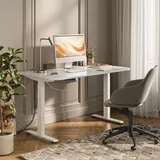 Vicco Schreibtisch Elevate, 140 x 80 cm 2 Motoren, Model 58652 - Weiß