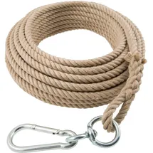 Braun Karabinerhaken 10 m lang Braun