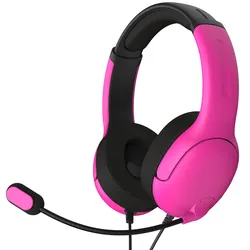 PDP Nebula, Kabelgebunden, Gaming, Kopfhörer, Schwarz, Pink