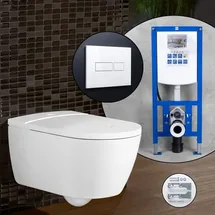 Villeroy & Boch ViClean-I 100 mit WC-Sitz Weiß