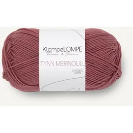 Sandnes Garn KlompeLOMPE Tynn Merinoull col. 4344 mork puderrosa ca.175 m 50 g