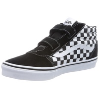 Vans Ward Mid V Sneaker, Checker Black/White, 28 EU