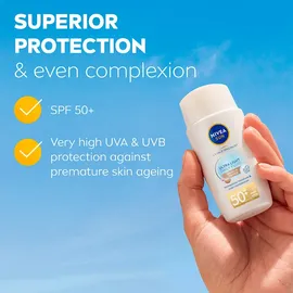 NIVEA Ultra Light Daily Fluid getönt Creme LSF 50+ 40 ml