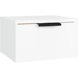 vidaXL Wand-Nachttisch Weiß 34x30x20 cm