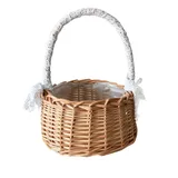Blumenkorb Aus Naturweide – Größe S/l – Geschenkkorb, Picknickkorb, Aufbewahrungskorb