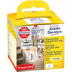 Avery Zweckform Folie - permanenter Klebstoff - weiß - 57 x 32 mm 400 Etikett(en