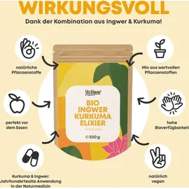 yes vegan! Yes Vegan® Ingwer Shot mit Kurkuma - Pulver