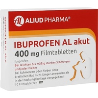 Aliud Ibuprofen AL akut 400 mg Filmtabletten 10 St.