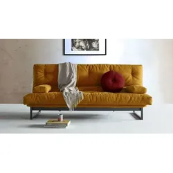 Schlafsofa Frentano Mischgewebe H:82cm/B:200cm/T:95cm Grün mit Stauraum Relaxfunktion industrial