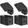 Proregal Eurobox NextGen Color 40 x 22 x 60 cm 4-tlg. schwarz