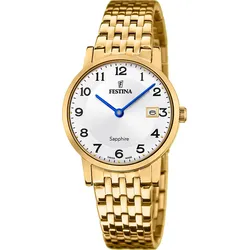 Festina Quarz Damen Swiss Made F20021/4 - silber,gold - 29.3mm