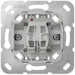 Gira Einsatz  Tastschalter 10 AX 250 V~  Universal-Aus-Wechsel