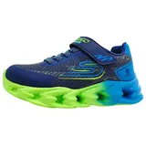 SKECHERS Vortex 2.0 Sportschuhe - Navy Synthetic / Textile / Lime & Blue Trim - EU 36