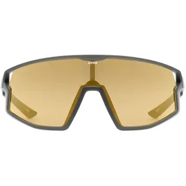 Uvex Skyryse Sportbrille - Smoke Gray Matt - Mirror Gold