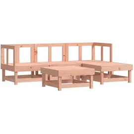 vidaXL Garten-Lounge-Set 5-tlg. Massivholz Douglasie braun