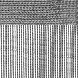 arsvita Fadenvorhang Fadengardine Gardine, Vorhang Prince 140 cm x 250 cm Grau