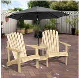 Outsunny Adirondack 178 x 87 x 92 cm Beige