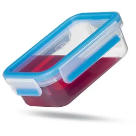 Emsa Frischhaltedose rechteckig blau 0,55 l 3-teilig