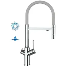 VIZIO BOD 4 Wege Wasserhahn Einhebelmischer Grau