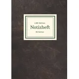 LIWI Literatur- und Wissenschaftsverlag Dünnes Notizheft A5 liniert - Notizbuch 30 Seiten 90g/m2 - Softcover schwarz