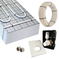 Howatech Warmwasser Fußbodenheizung HoWaTech TAC 5-10m2 Paket Regelbox TH-RTL