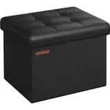 Klappbarer Sitzbank mit Stauraum 41 cm tintenschwarz