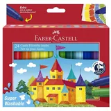 Faber-Castell Fasermaler Jumbo Superwashable 24er Etui