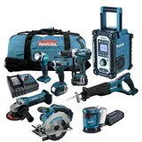 Makita DBO180RMJ inkl. 2 x 4 Ah + Makpac Gr. 2