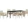 vidaXL Garten Essgruppe 7-tlg. Beige