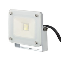 I-Lumen® 10W LED Flutlicht Fluter Außenstrahler Baustrahler Slim IP65 230V weiß