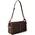 PINKO 24 Classic Schultertasche Leder Brown