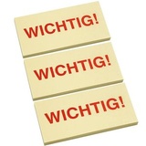 inFO Haftmarker gelb "WICHTIG!" 3x 50 Streifen