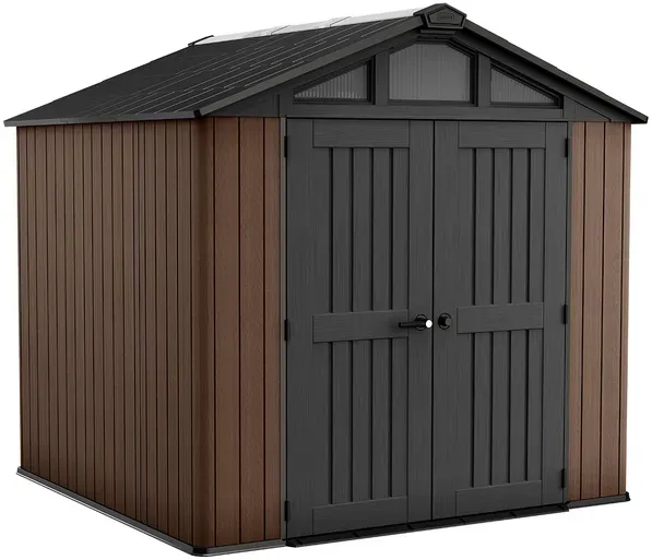 Keter Stronghold 8X8 - Gerätehaus - mit Doppeltür - 252x231x241 cm
