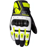 Spidi G-carbon Handschuhe - Schwarz/Weiß/Neon-Gelb / XXL