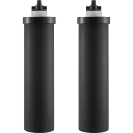 Vevor Wasserfilter-Ersatz Reinigungselemente, Aktivkohle-Ersatzfilter 2er-Pack, leicht austauschbarer Wasserfilter, Schwerkraft-Wasserfiltersystem Ersatz, kompatibel mit den meisten Marken