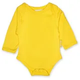 Toby Tiger Baby Langarmbody in gelb | Gr.: 68