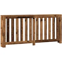 VidaXL Heizkörperverkleidung Altholz-Optik 175x20x82 cm Holzwerkstoff