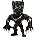 Jada Toys Marvel Black Panther Figur aus Die-cast, 10 cm, Sammelfigur, Druckguss, schwarz
