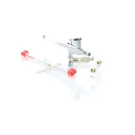 Wiltec Airbrush Pistole Typ 136T Silber 11,00mm x 55,00mm x 146,00mm