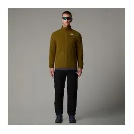The North Face 100 Glacier Full Zip Fleecejacke Grün S
