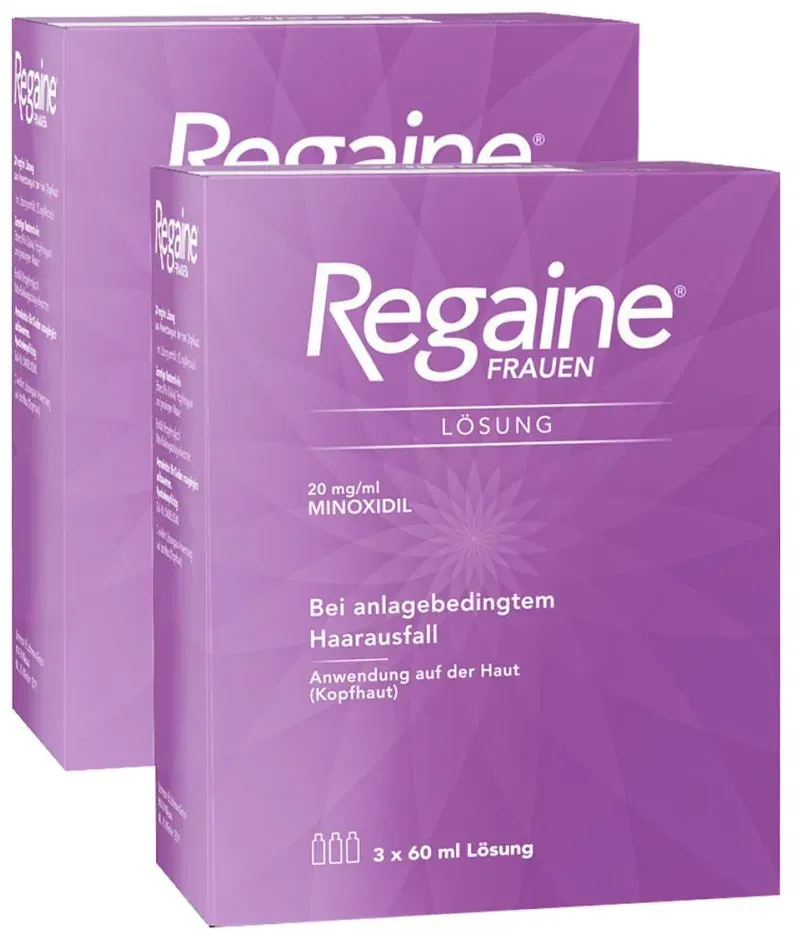 Regaine Frauen Lösung mit Minoxidil bei erblichem Haarausfall